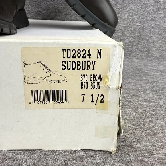 ✅Womens 7.5M Wanderlust Sudbury Chukka Boots Waterproof Brown Aqua Canada Insole - Picture 2 of 13